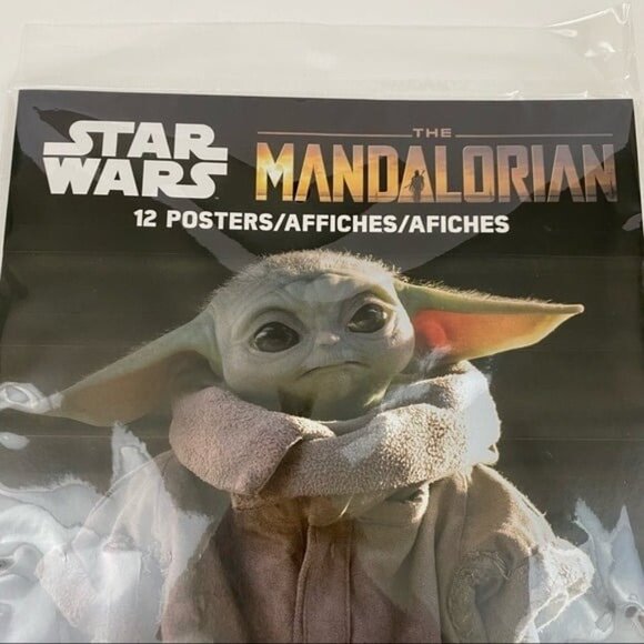 Disney Star Wars The Mandalorian Grogu Poster Book 12 Posters 8.5"x11" New - Picture 2 of 5